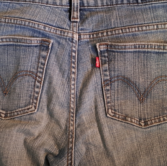 Vintage Y2K Levi's Relaxed Boot Cut 550 Denim Blue Jeans Women's Size 10 Short - Picture 8 of 9